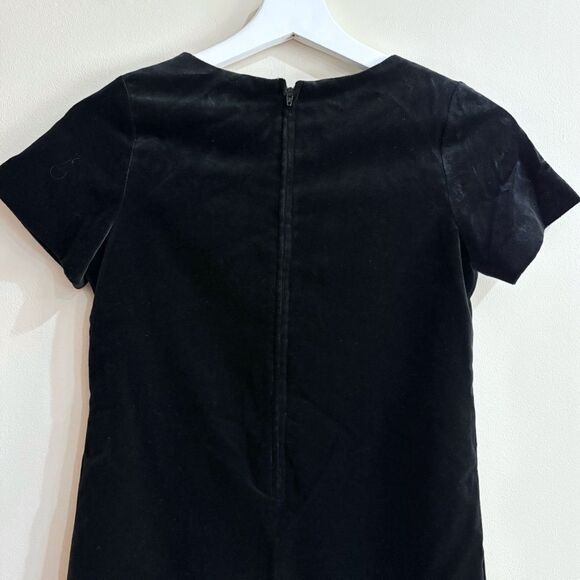 Florence Eiseman Girls Velvet Dress Size 12 Black Holiday Formal Designer - Picture 5 of 9